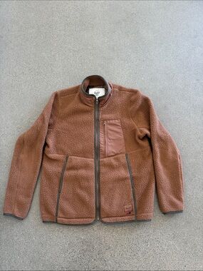 Herschel Supply Company Brown Sherpa Full-Zip Jacket
